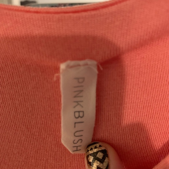 Maxi pink maternity dress - Picture 3 of 7